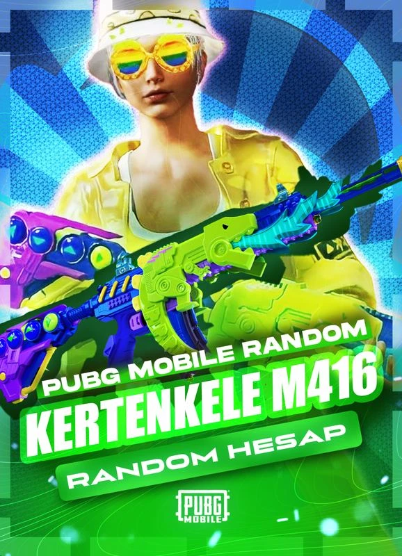 Pubg Mobile Kertenkele M416 Random Hesap