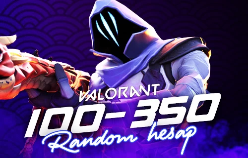 100-350 Skin Arası Random Hesap - Valorant Random Hesap